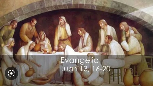 PASATIEMPOS RELIGIOSOS - PALABRAS CRUZADAS de Juan 13  16-20