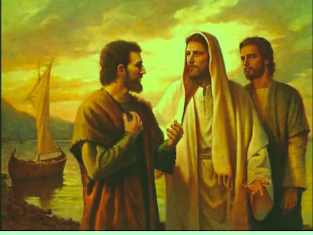 PASATIEMPOS RELIGIOSOS -  PALABRAS CRUZADAS de Juan 21  15-19