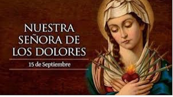 NUESTRA SEÑORA DE LOS DOLORES – Palabras cruzadas del 15 de septiembre