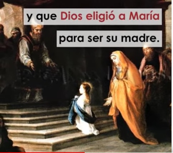 PRESENTACIÓN DE LA VIRGEN MARÍA EN EL TEMPLO - Palabras cruzadas del día 21