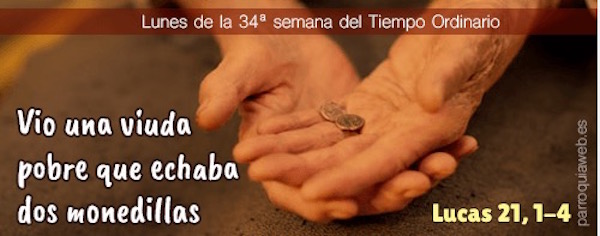 PASATIEMPOS RELIGIOSOS - Sopa de letras de Lucas 21 1-3