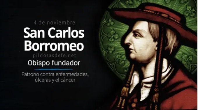 SAN CARLOS BORROMEO - Sopa de letras del día 4 de noviembre