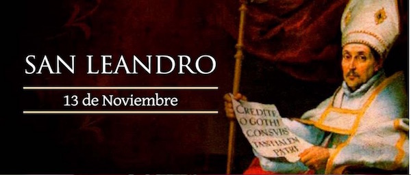 SAN LEANDRO DE SEVILLA - Sopa de letras del 13 de noviembre
