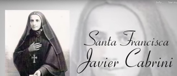 SANTA FRANCISCA SAVERIO CABRINI – Sopa de letras del 22 de diciembre