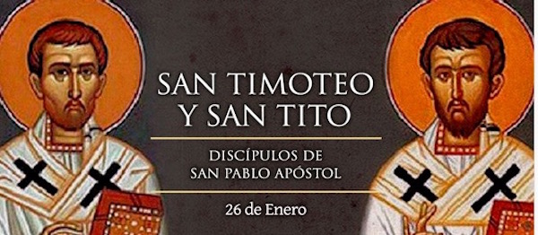SANTOS TIMOTEO y TITO - Sopa de letras del día 26