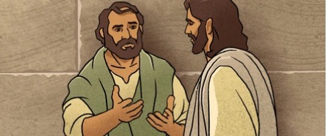 PASATIEMPOS RELIGIOSOS - SOPA DE LETRAS de Juan 21 36-37