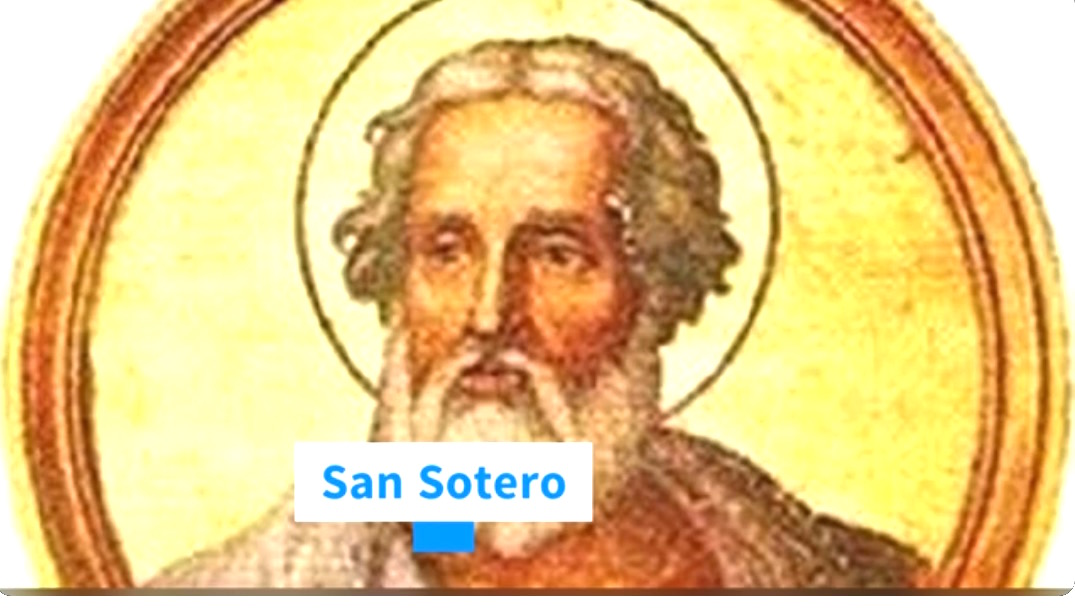 SAN SOTERO, Papa - Sopa de letras - el primero en fundar un diaconado femenno