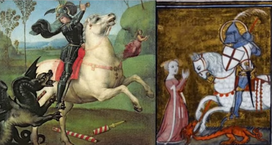 SAN JORGE, mártir - Ovejas perdidas - innumerables iglesias dedicadas a él por todo el mundo