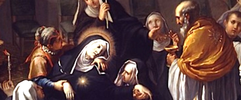 SANTA JULIANA FALCONIERI - ROMPECABEZAS fundadora de las manteletas