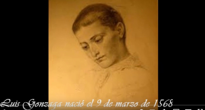 SAN LUIS GONZAGA - SOPA DE LETRAS mártir de la caridad durante la peste de Roma