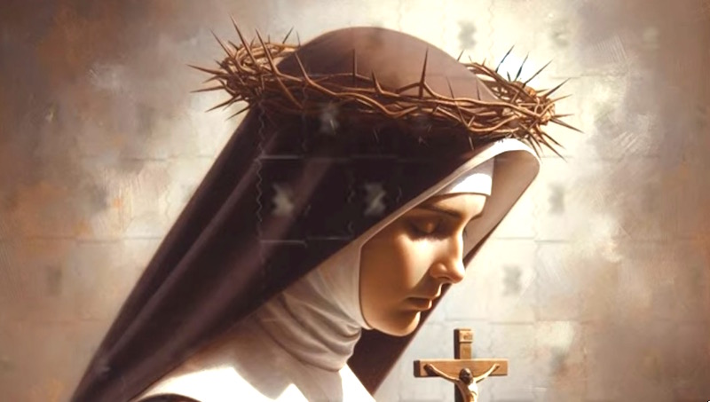 SANTA VERÓNICA GIULIANI - SOPA DE LETRAS verdadera imagen de Cristo