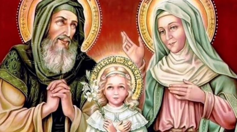 SANTOS JOAQUÍN y ANA abuelos de Jesús
