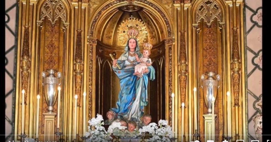 LA VIRGEN BLANCA Himno a la Virgen Blanca en el final de los Auroros 2024