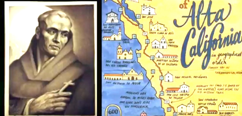 SAN JUNÍPERO SERRA fundador de la iglesia de california y padre de la patria
