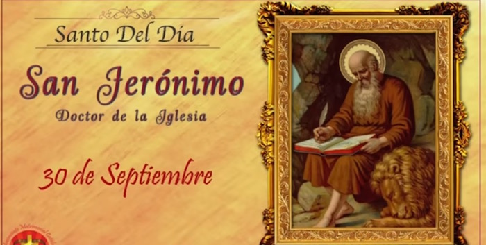 SAN JERÓNIMO tradujo la Biblia al latín