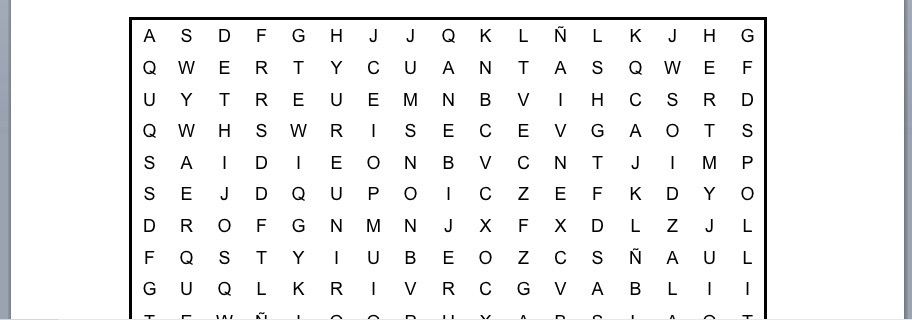PASATIEMPOS RELIGIOSOS - SOPA DE LETRAS el grano de mostaza