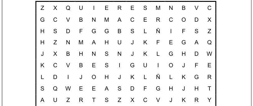 PASATIEMPOS RELIGIOSOS - SOPA DE LETRAS el ciego Bartimeo