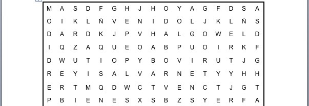 PASATIEMPOS RELIGIOSOS - SOPA DE LETRAS del rico Zaqueo