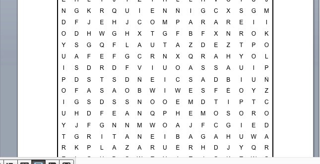 PASATIEMPOS RELIGIOSOS - SOPA  DE LETRAS de los niños sentados en la plaza