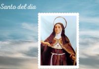 IMAGEN DE LA SANTA CON UN LIBRO