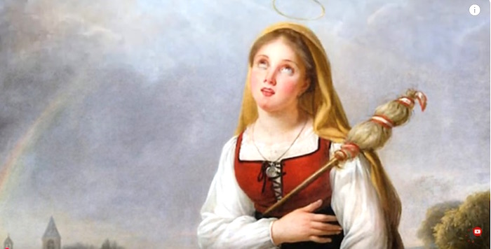 SANTA GENOVEVA DE PARÍS 1ª patrona de París