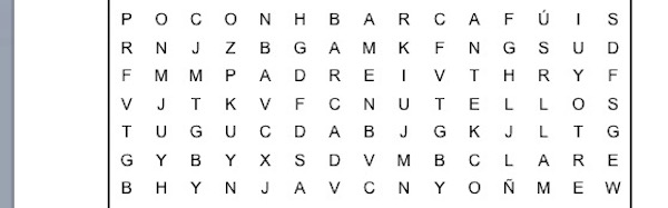 PASATIEMPOS RELIGIOSOS - SOPA DE LETRAS FÁCIL de Santiago y Juan