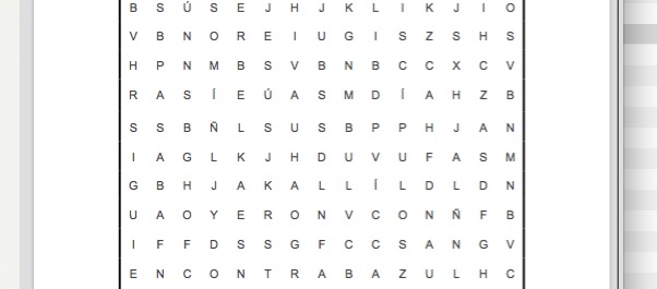 PASATIEMPOS RELIGIOSOS – SOPA DE LETRAS de Juan y Jesús