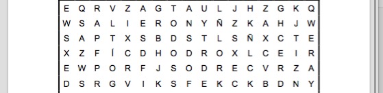 PASATIEMPOS RELIGIOSOS - SOPA DE LETRAS FÁCIL de Jesús y los pecadores