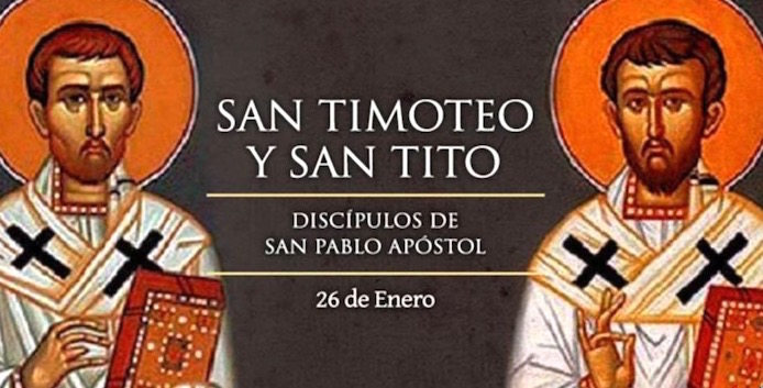 SANTOS TIMOTEO Y TITO discípulosde Lucas