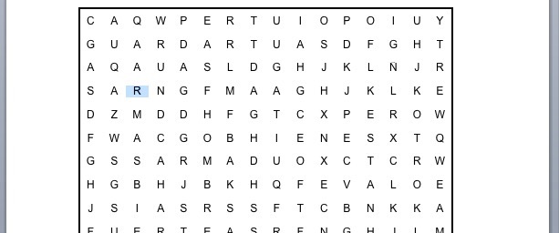 PASATIEMPOS RELIGIOSOS -SOPA DE LETRAS de  los que no están conmigo