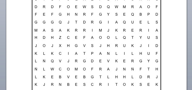 PASATIEMPOS RELIGIOSOS -SOPA DE LETRAS de Judas Iscariote