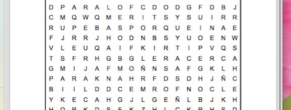 PASATIEMPOS RELIGIOSOS - SOPA  DE LETRAS de luces y tinieblas