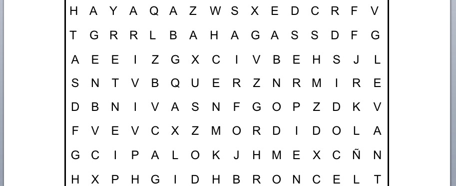 PASATIEMPOS RELIGIOS0S - SOPA DE LETRAS dela serpiente de bronce