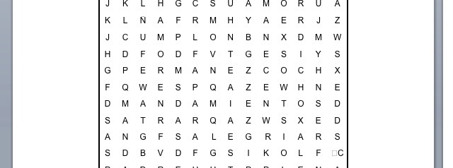 PASATIEMPOS RELIGIOSOS - SOPA DE LETRAS FÁCIL de sus mandamientos