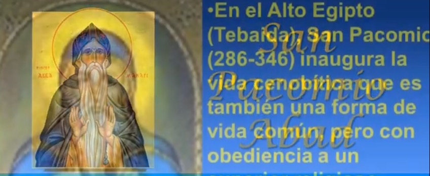 SAN PACOMIO abad