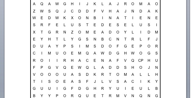 PASATIEMPOS RELIGIOSOS -  SOPA DE LETRAS de los amigos