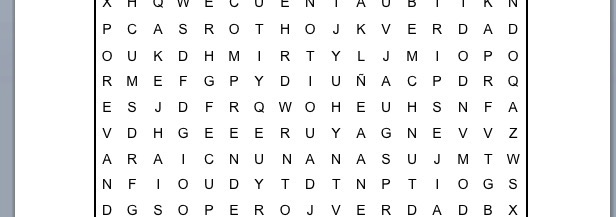 PASATIEMPOS RELIGIOSOS - SOPA DE LETRAS del Espíritu de la  verdad