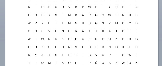 PASATIEMPOS RELIGIOSOS - SOPA DE LETRAS FÁCIL del Paráclito