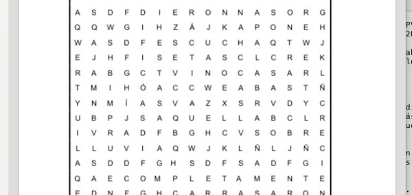 PASATIEMPOS RELIGIOSOS - SOPA DE LETRAS FÁCIL de edificar sobre arena