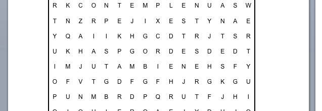 PASATIEMPOS RELIGIOSOS - SOPA DE LETRAS FÁCIL