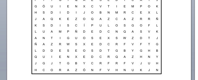 PASATIEMPOS RELIGIOSOS – SOPA DE LETRAS FÁCIL de los malos deseos