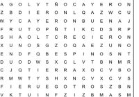 palabras horizontales y verticales
