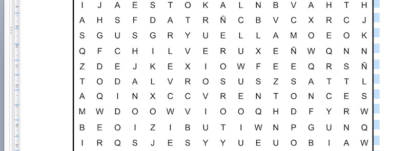 PASATIEMPOS RELIGIOSOS - SOPA DE LETRAS de la compasión y el perdón