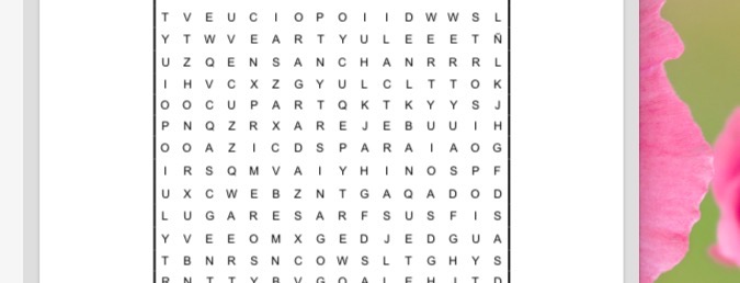 PASATIEMPOS RELIGIOSOS - SOPA DE LETRAS FÁCIL de los vanidosos
