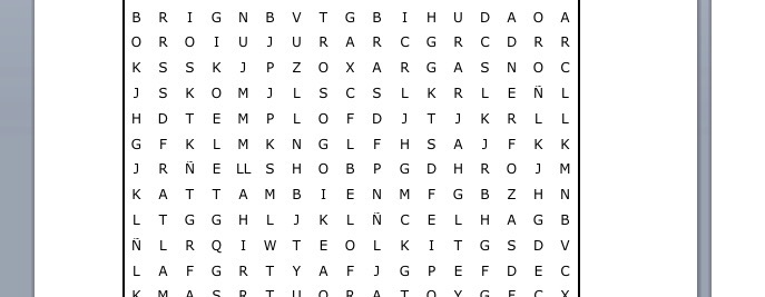 PASATIEMOS  RELIGIOSOS -SOPA DE LETRAS de los juramentos