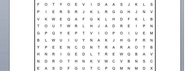 PASATIEMPOS RELIGIOSOS - SOPA DE LETRAS sobre la vida