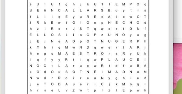 PASATIEMPOS RELIGIOSOS - SOPA DE LETRAS