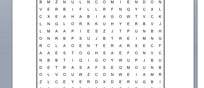 PASATIEMPOS RELIGIOSOS - SOPA DE LETRAS FÁCIL de la pecadora
