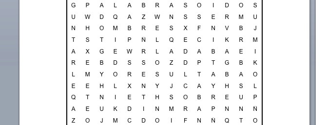 PASATIEMPOS RELIGIOSOS - SOPA DE LETRAS FÁCIL del Hijo del hombre