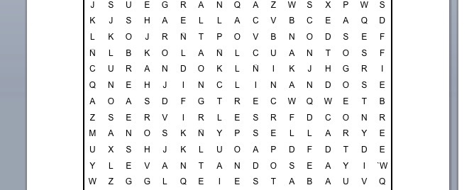 PASATIEMPOS RELIGIOSOS - SOPA DE LETRAS FÁCIL de la suegra de Pedro